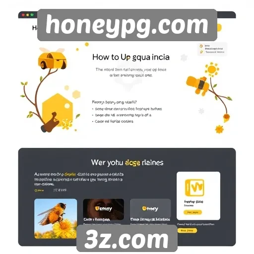 Experiência do usuário no site honeypg.com