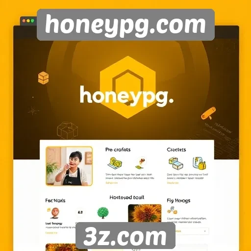 Análise da interface do usuário no honeypg.com